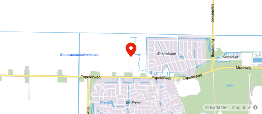 Locatie van Oveon Emmeloord