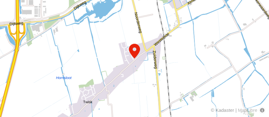 Locatie van Schilder Zeker Plan