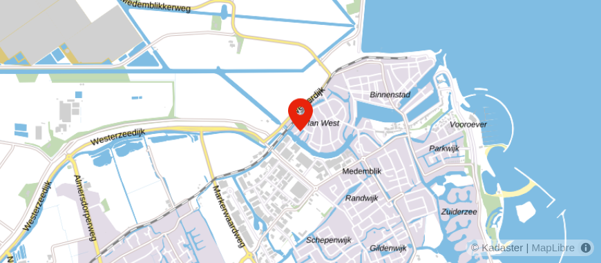 Locatie van BrightHypotheken Medemblik