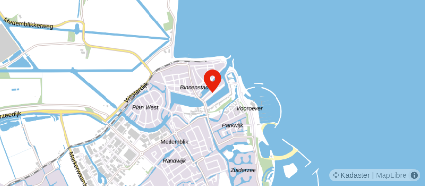 Locatie van P. de Winter's Financiële Dienstverlening