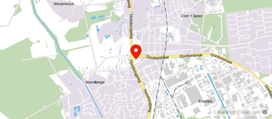 Locatie van Van Roosmalen Fissering Hilgen notarissen