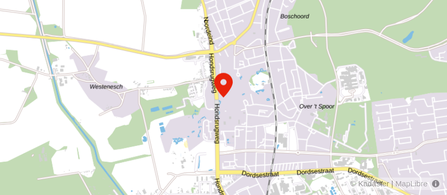 Locatie van Rabobank Emmen