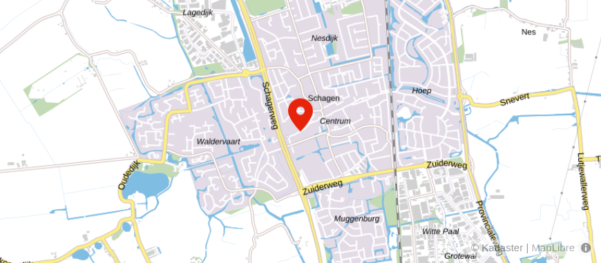 Locatie van Stouthart & Hilber Notarissen