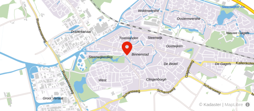 Locatie van Doornbos Accountants en Belastingadviseurs