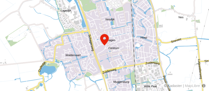 Locatie van VLIEG Makelaars Schagen