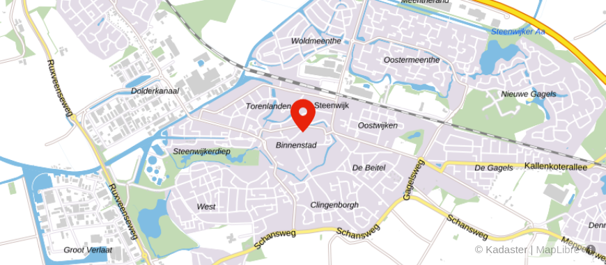 Locatie van Onderlinge Steenwijker Brandassurantie U.A.