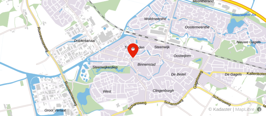 Locatie van Financieel Fit | Steenwijk