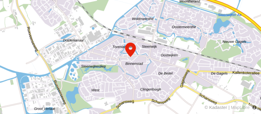 Locatie van Greveling Adviesgroep