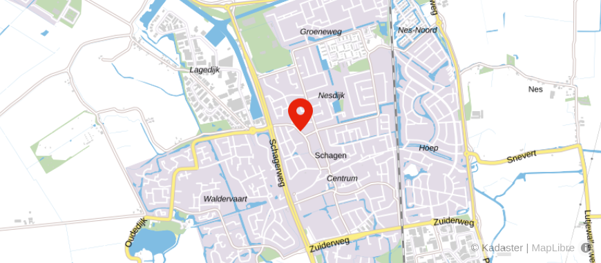 Locatie van Groot Assurantiën Schagen