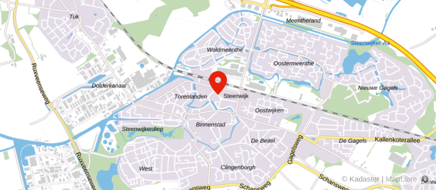 Locatie van Reinders Snijder Accountants & Belastingadviseurs
