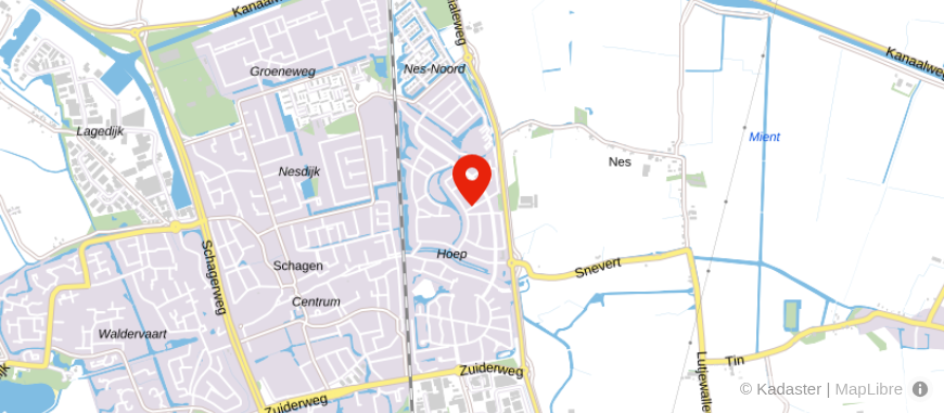 Locatie van ERA makelaardij Schagen