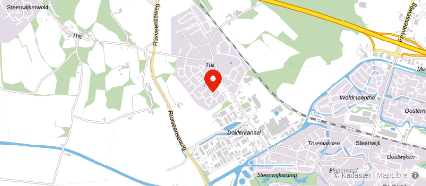 Locatie van Belastingadviesbureau van Rosmalen