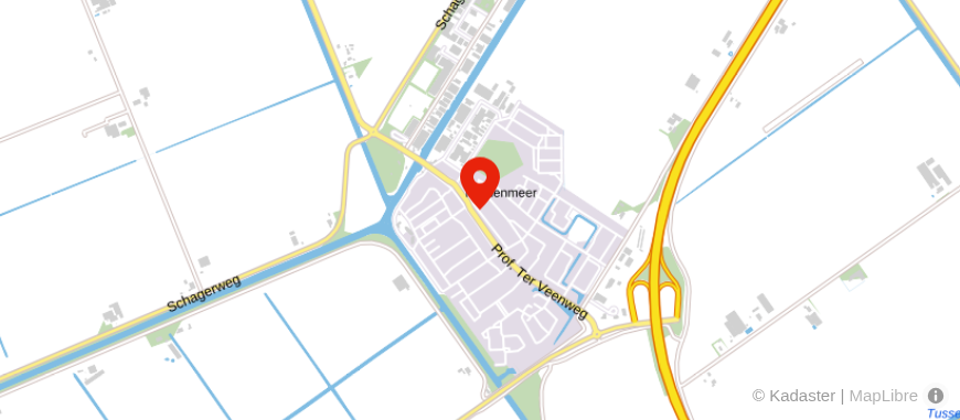 Locatie van Assurantie Advies M. Bruin