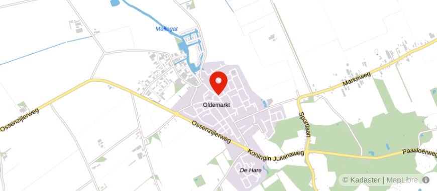 Locatie van MJH Administratie- en Belastingadviesbureau