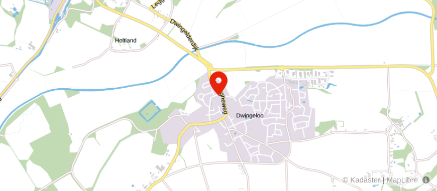 Locatie van Univé Samen Dwingeloo