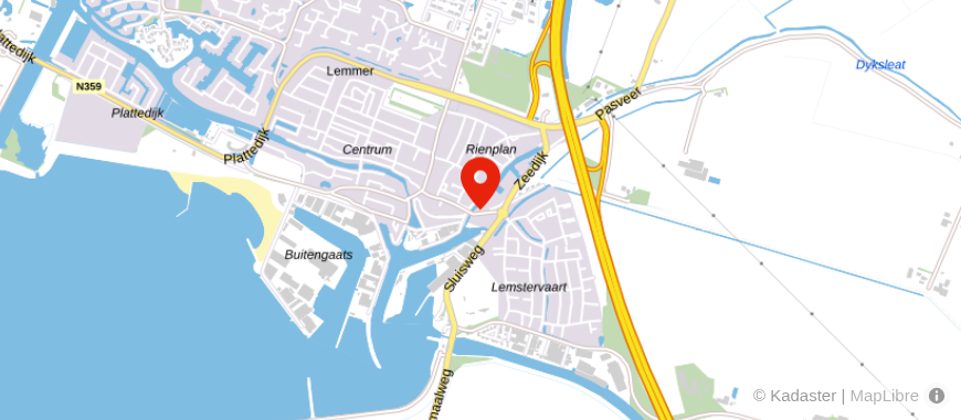 Locatie van Veldsink - Ferwerda Lemmer