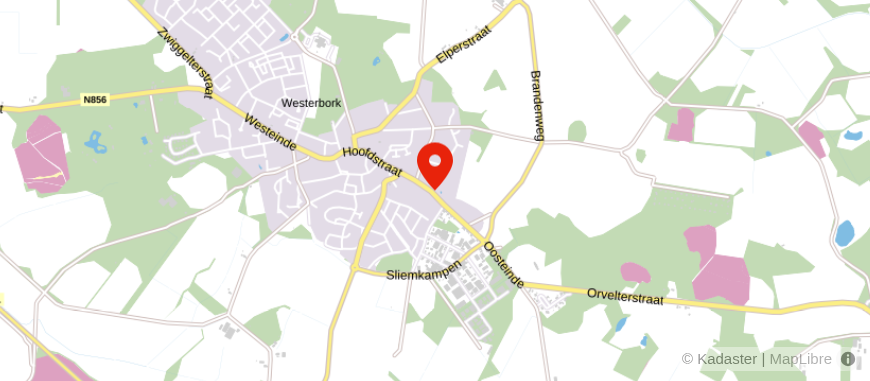 Locatie van Vrieling Westerbork