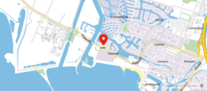 Locatie van Hypotheken Centrum Lemmer BV