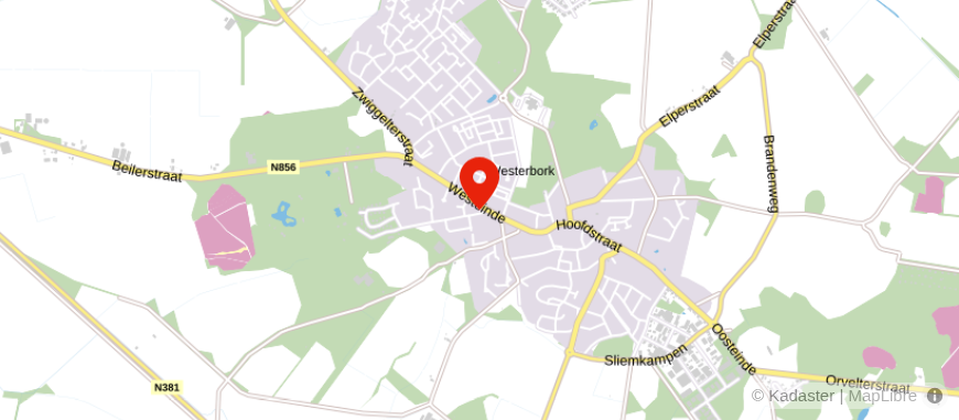 Locatie van Van Wijk Onroerend Goed