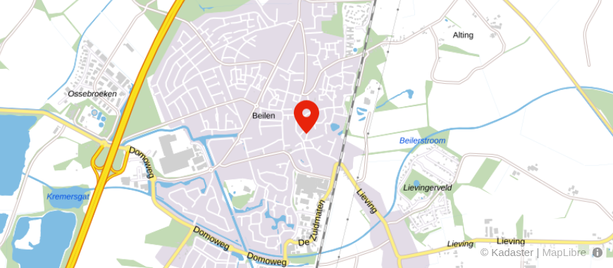 Locatie van Oosting Makelaars