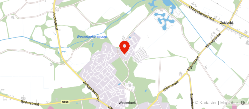 Locatie van Drenthenieren