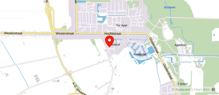 Locatie van Bos Financieel Advies