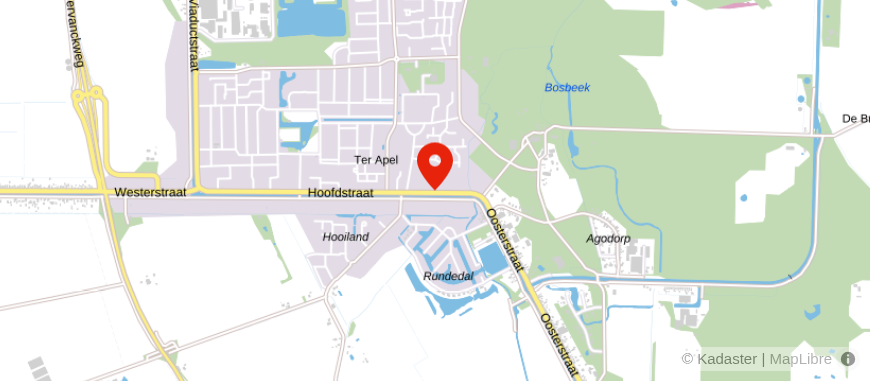 Locatie van Kral-Westen
