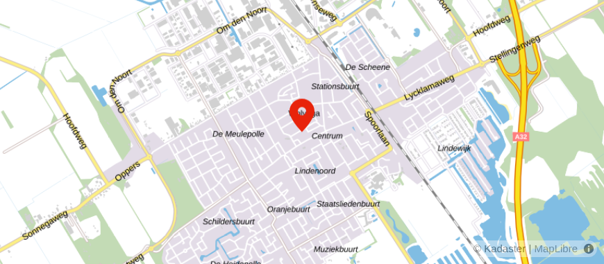 Locatie van Mazars Wolvega
