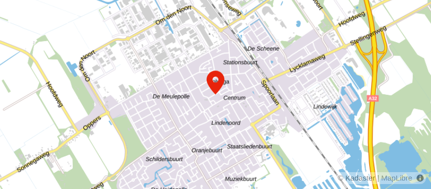 Locatie van De Werven Netwerk Notarissen