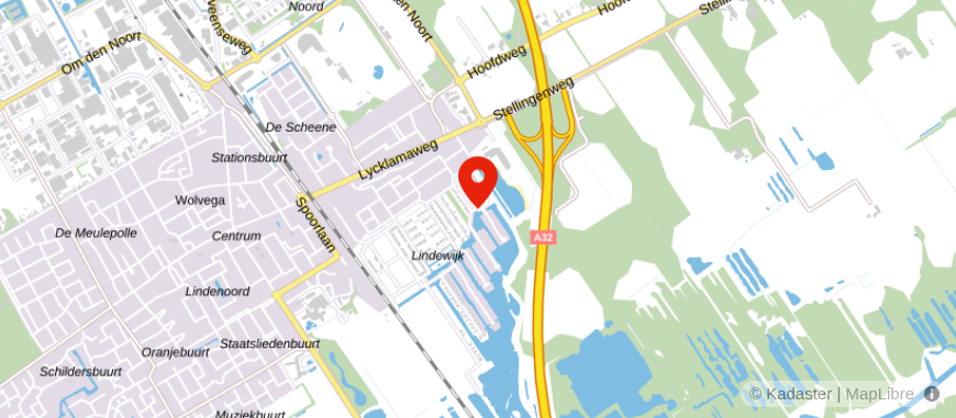 Locatie van René Schaap voor Hypotheken Wolvega