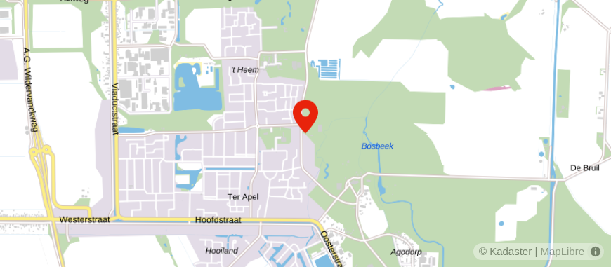 Locatie van Parka Noord