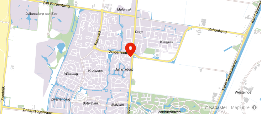 Locatie van Assurantie-Adviesburo A. Vos