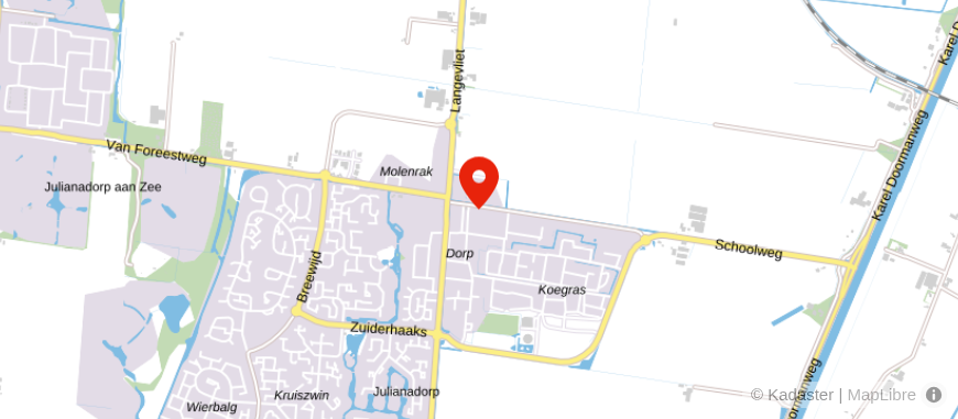 Locatie van Warnars Hypotheken