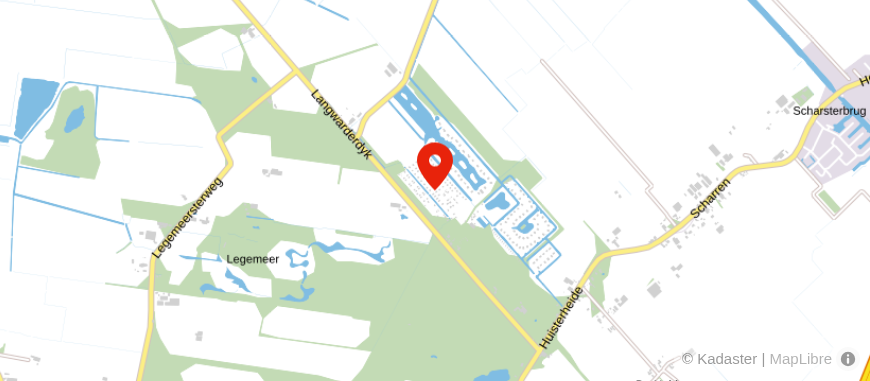 Locatie van Waterrijk wonen Friesland
