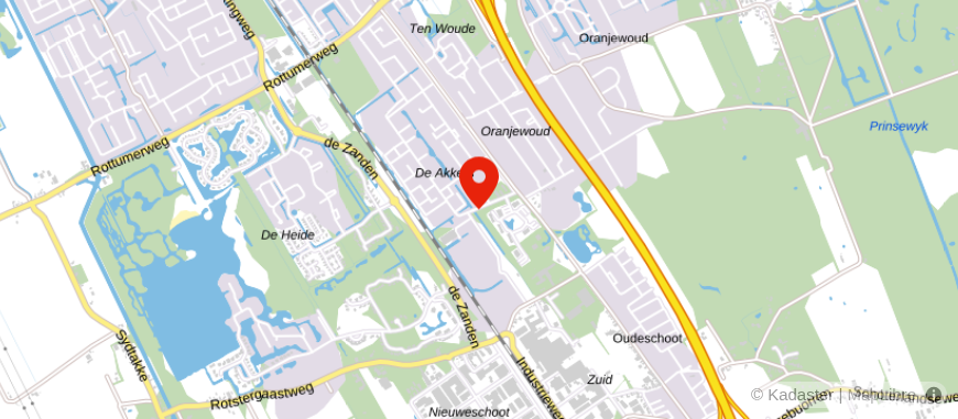 Locatie van Siebe de Vries Verzekeringen en Advies