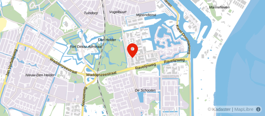 Locatie van Rabobank Den Helder (Verkeerstorenweg)
