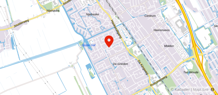 Locatie van Wajon Financiële Diensten