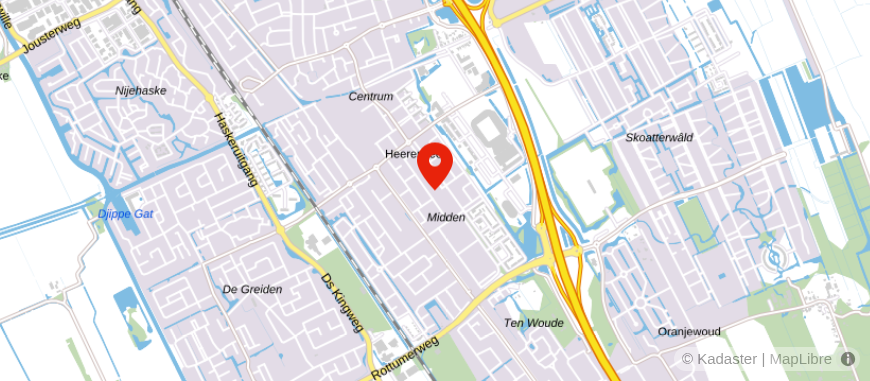 Locatie van Advitas Heerenveen