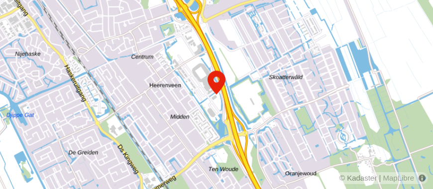Locatie van FRYSK Makelaars Heerenveen