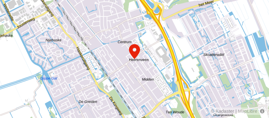 Locatie van Kantoor Notaris mr. H.A.R. Mulder