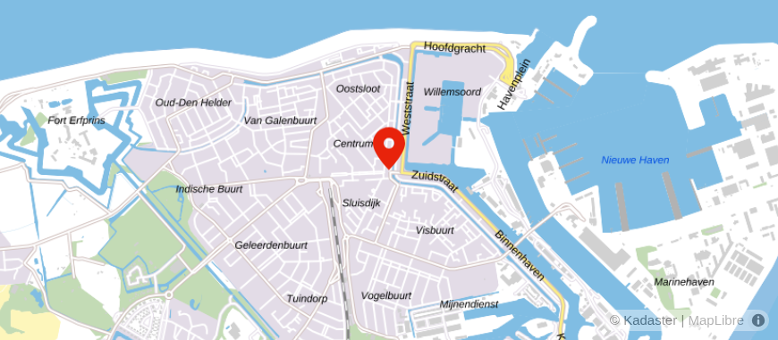 Locatie van ASN Bank Den Helder