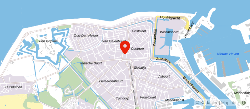 Locatie van De Scheidingsplanner Den Helder