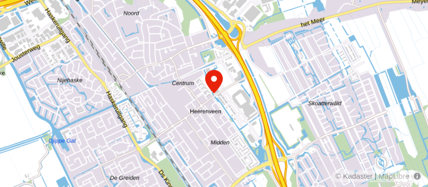 Locatie van Mijn Makelaar Heerenveen