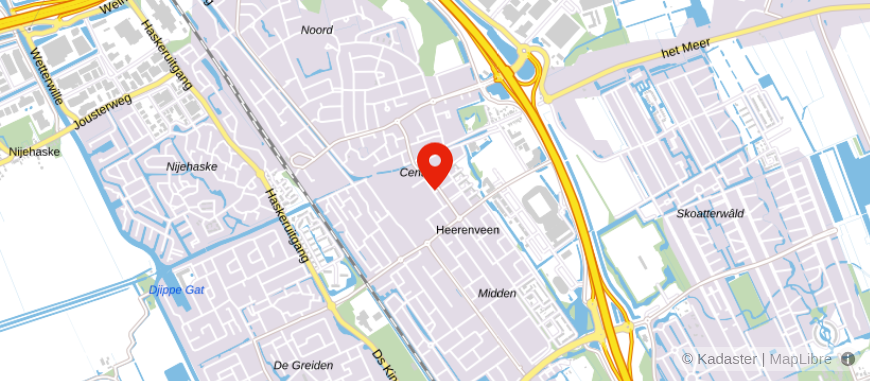 Locatie van Hypotheek Friesland - Heerenveen