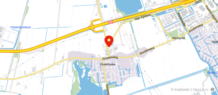 Locatie van 't Hasker Assurantiekantoor