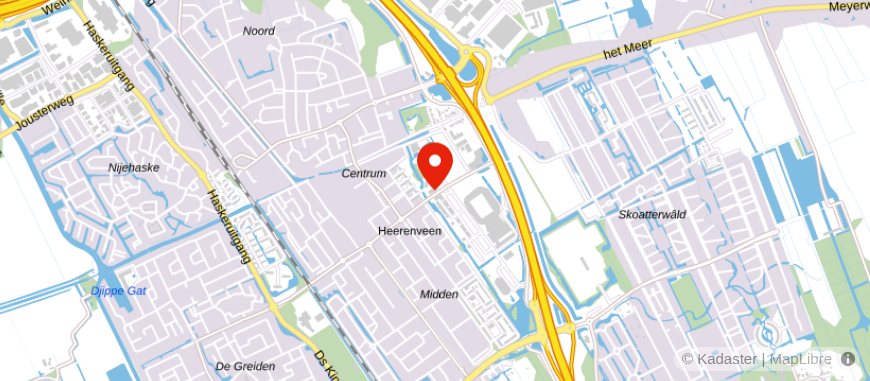 Locatie van De Hypotheker Heerenveen