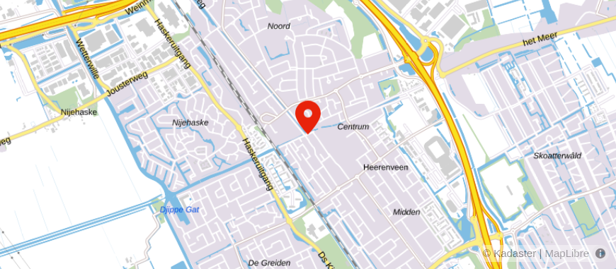Locatie van GeldXpert Heerenveen
