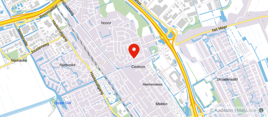 Locatie van Makelaardij Friesland