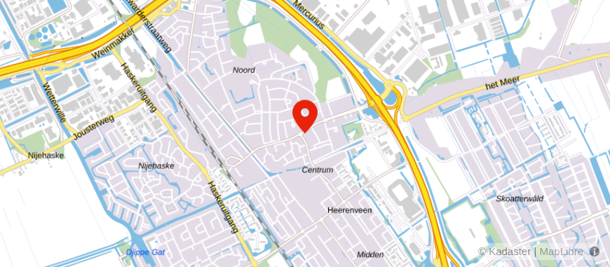 Locatie van Makelaardij van Brussel Wiebenga