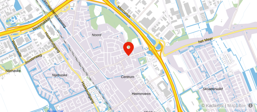 Locatie van AB Oranjewald